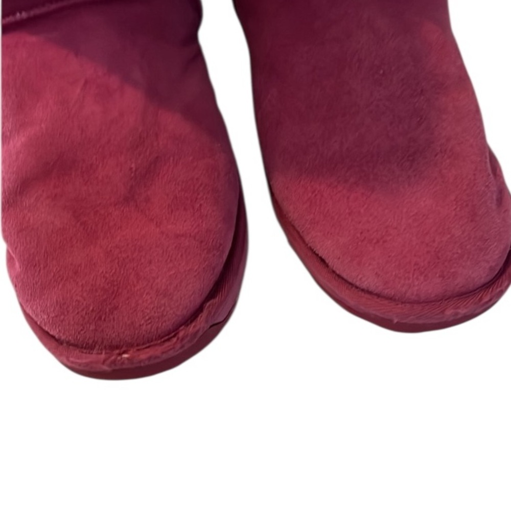 EMU size 10 pink suede boots fully lined with genuine shearling super warm - Picture 6 of 14